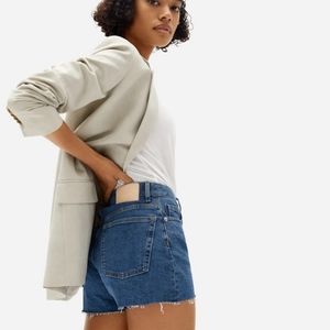 Everlane The Cheeky Denim High Rise Shorts